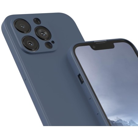 Dėklas Liquid Silicone 1.5mm Xiaomi Poco F6 5G tamsiai mėlynas