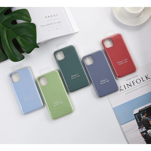 Dėklas Mag Silicone Case Apple iPhone 15 Pro raudonas