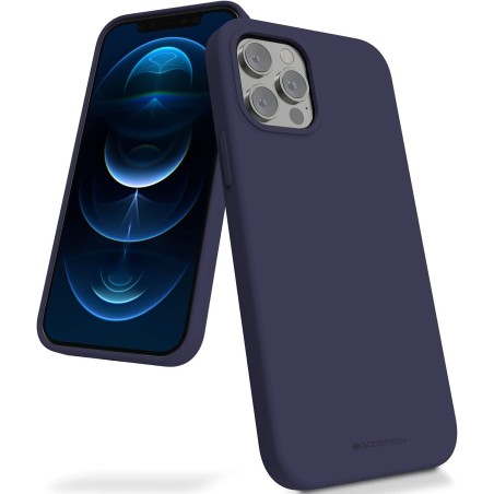 Dėklas Mercury Silicone Case Samsung A256 A25 5G tamsiai mėlynas