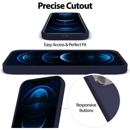 Dėklas Mercury Silicone Case Samsung A256 A25 5G tamsiai mėlynas