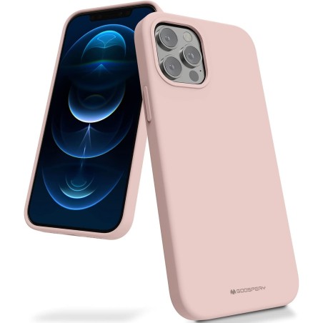 Dėklas Mercury Silicone Case Samsung A356 A35 5G rožinio smėlio