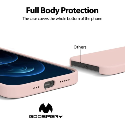 Dėklas Mercury Silicone Case Samsung A356 A35 5G rožinio smėlio