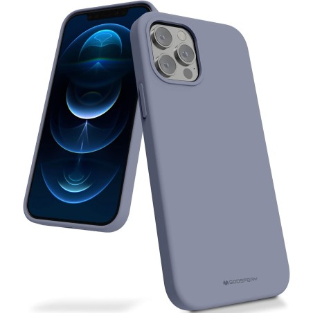Dėklas Mercury Silicone Case Samsung A556 A55 5G levandos pilka