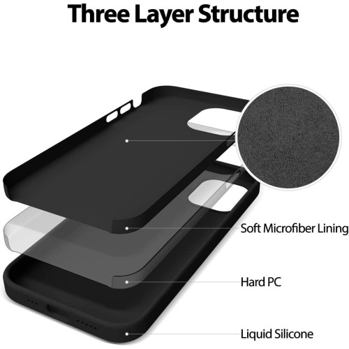 Dėklas Mercury Silicone Case Samsung S938 S25 Ultra juodas