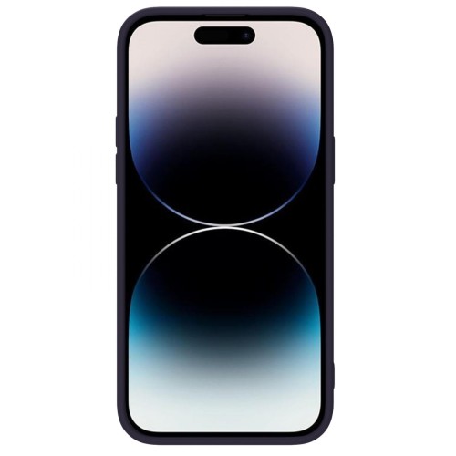 Dėklas Nillkin CamShield Silky Magnetic Silicone Apple iPhone 14 Plus tamsiai violetinis