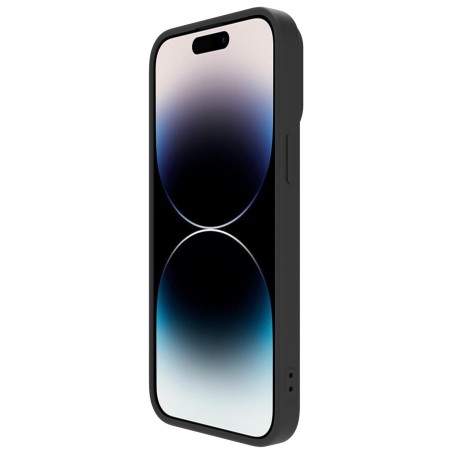 Dėklas Nillkin CamShield Silky Silicone Apple iPhone 15 Plus juodas