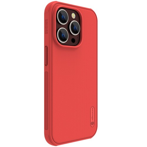 Dėklas Nillkin Super Frosted Shield Pro Apple iPhone 14 Plus raudonas