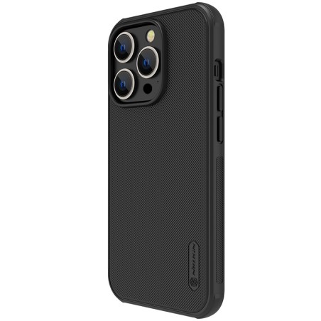 Dėklas Nillkin Super Frosted Shield Pro Apple iPhone 15 Plus juodas