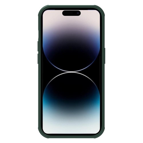 Dėklas Nillkin Super Frosted Shield Pro Apple iPhone 15 Plus žalias