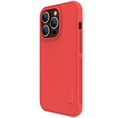 Dėklas Nillkin Super Frosted Shield Pro Samsung S916 S23 Plus 5G raudonas