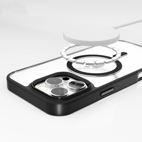 Dėklas Premium Mag Cover Apple iPhone 15 Plus juodas