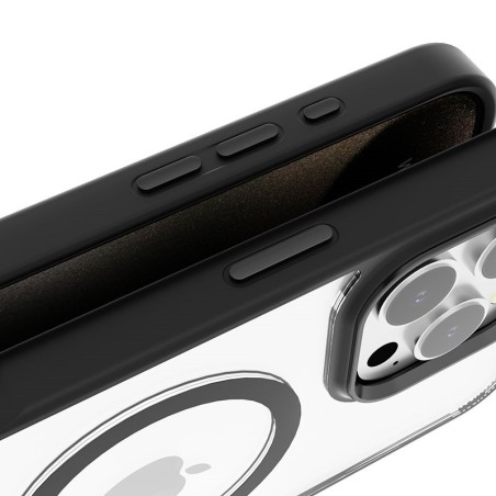 Dėklas Premium Mag Cover Apple iPhone 15 Plus juodas