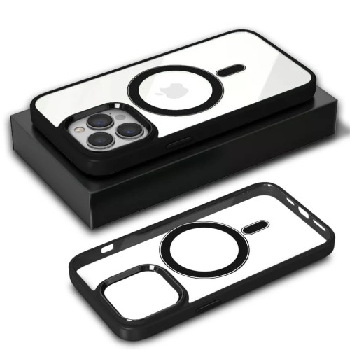 Dėklas Premium Mag Cover Apple iPhone 15 Plus juodas