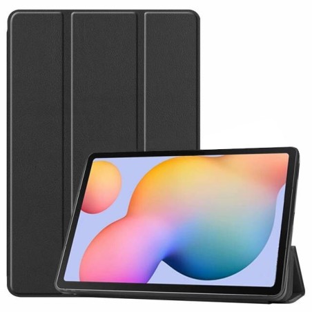 Dėklas Reach Smart Leather Samsung T590/T595 Tab A 10.5 2018 juodas
