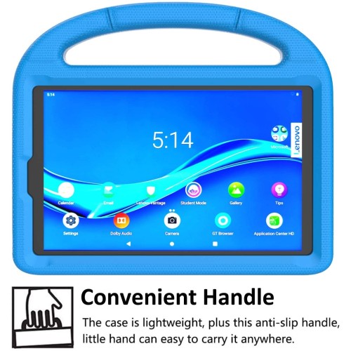 Dėklas Shockproof Kids Samsung X200/X205 Tab A8 10.5 2021 tamsiai mėlynas