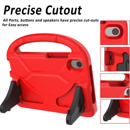 Dėklas Shockproof Kids Samsung X200/X205 Tab A8 10.5 2021 raudonas