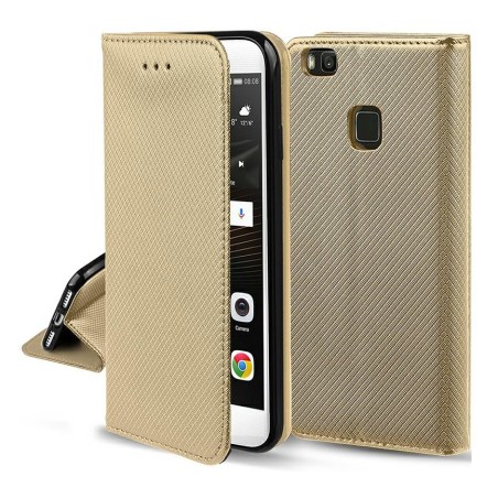 Dėklas Smart Magnet Xiaomi Redmi 14C/Redmi A4/Poco C75 auksinis