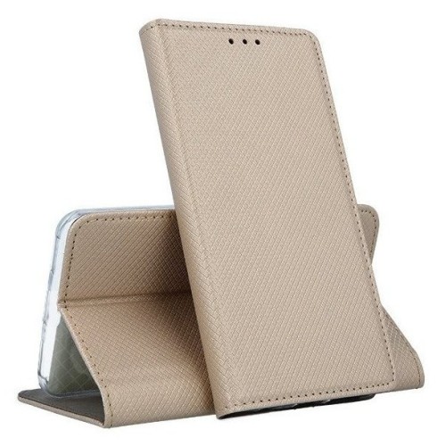 Dėklas Smart Magnet Xiaomi Redmi 14C/Redmi A4/Poco C75 auksinis
