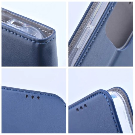 Dėklas Smart Magnetic Samsung A366 A36 5G tamsiai mėlynas