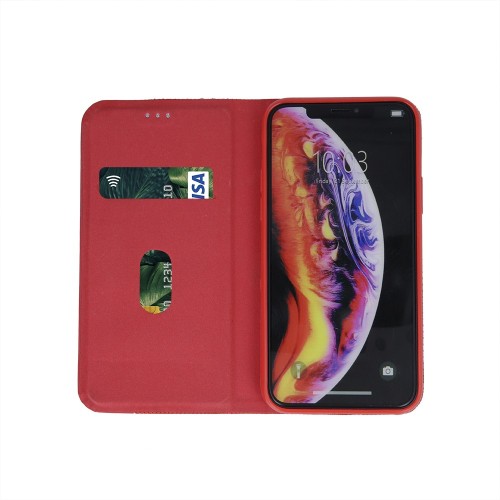 Dėklas Smart Senso Samsung A346 A34 5G raudonas