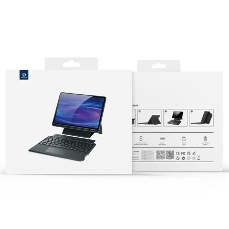 Dėklas su klaviatūra Dux Ducis DK Apple iPad Pro 12.9 2024 juodas