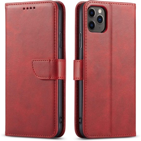 Dėklas Wallet Case Samsung S721 S24 FE raudonas