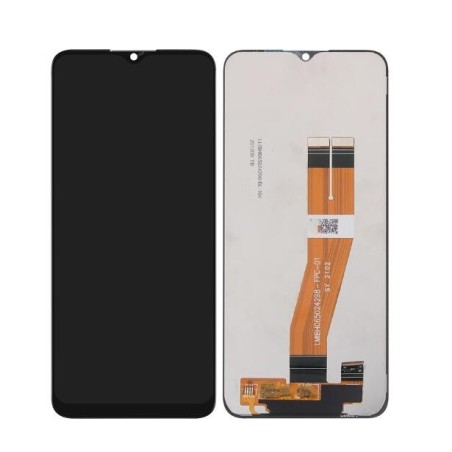 Ekranas Samsung A037 A03s su lietimui jautriu stikliuku juodas ORG