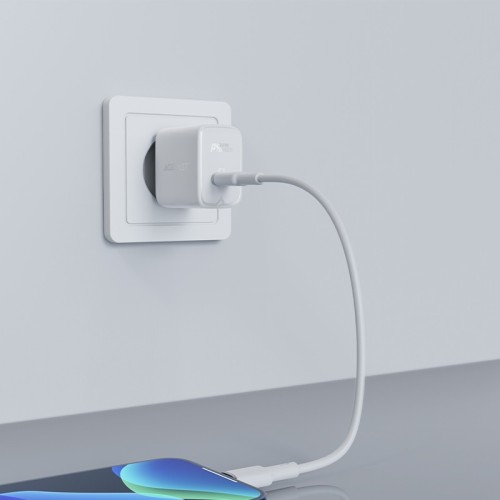 Įkroviklis Acefast A1 20W USB-C baltas