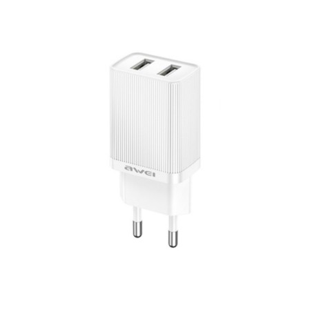 Įkroviklis Awei C15-EU 10W 2xUSB-A baltas