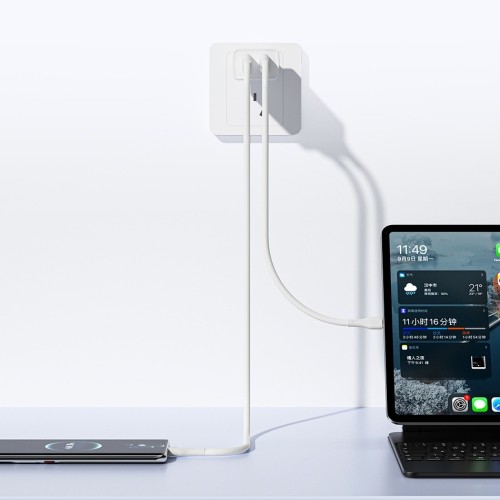 Įkroviklis Awei C15-EU 10W 2xUSB-A baltas