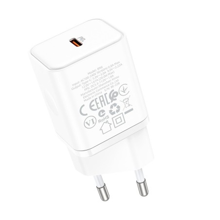 Įkroviklis Borofone BN6 20W USB-C baltas
