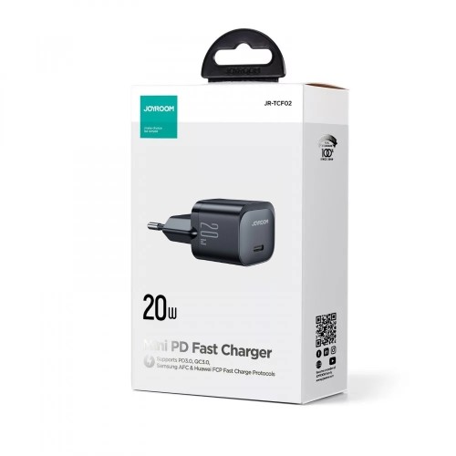 Įkroviklis Joyroom JR-TCF02 20W USB-C juodas