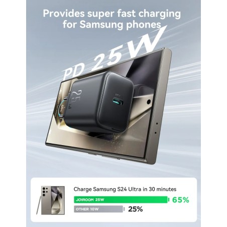 Įkroviklis Joyroom JR-TCF23 25W USB-C juodas
