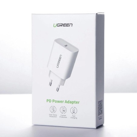 Įkroviklis Ugreen CD137 20W USB-C baltas