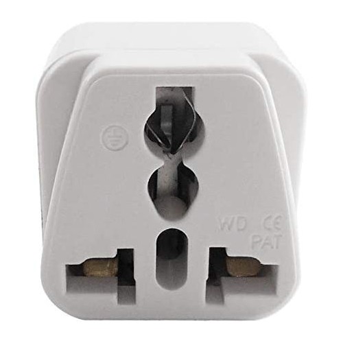 Įkrovimo adapteris USA/UK/CN-EUR baltas