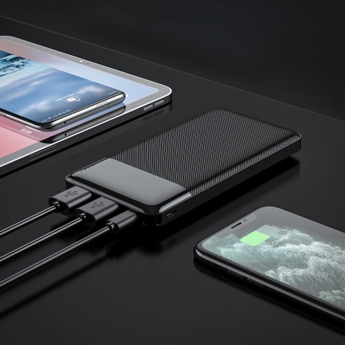 Išorinė baterija Power Bank Hoco J72 10000mAh juoda
