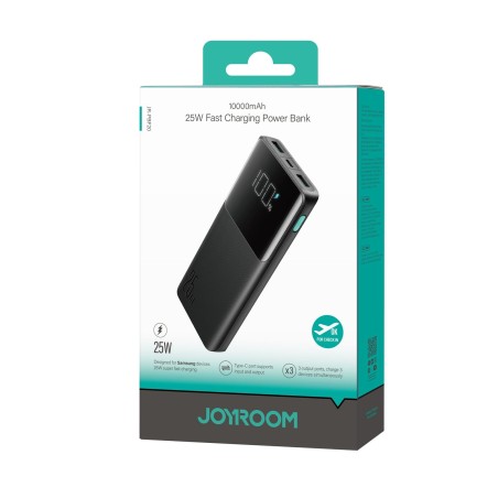 Išorinė baterija Power Bank Joyroom JR-PBF20 22.5W 10000mAh juoda