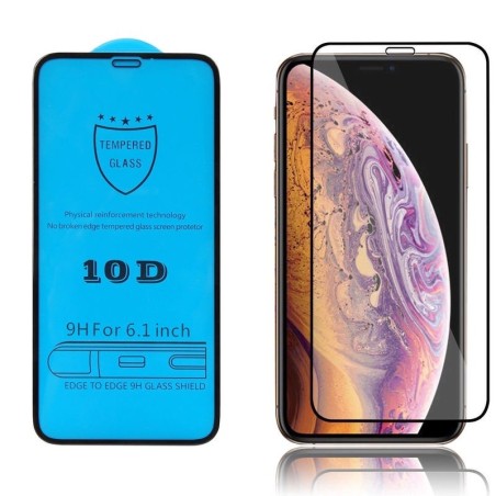 LCD apsauginis stikliukas 10D Full Glue Apple iPhone 16e juodas