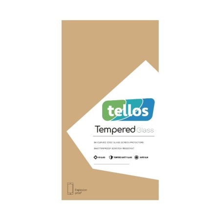 LCD apsauginis stikliukas 2.5D Tellos Samsung S936 S25+/S937 S25 Edge juodas