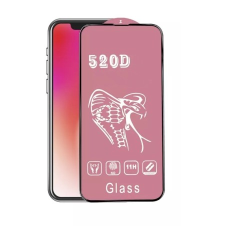 LCD apsauginis stikliukas 520D Apple iPhone XR/11 juodas