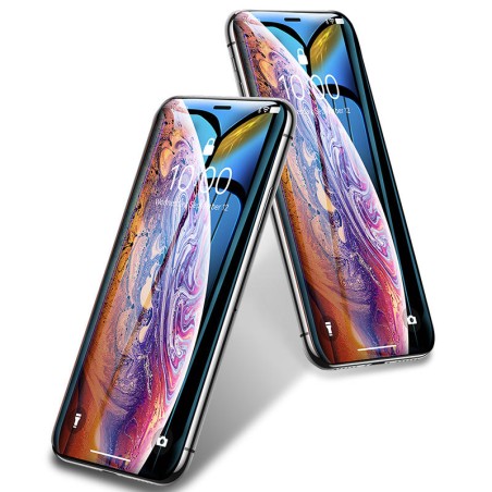 LCD apsauginis stikliukas 5D Cold Carving Apple iPhone XR/11 juodas