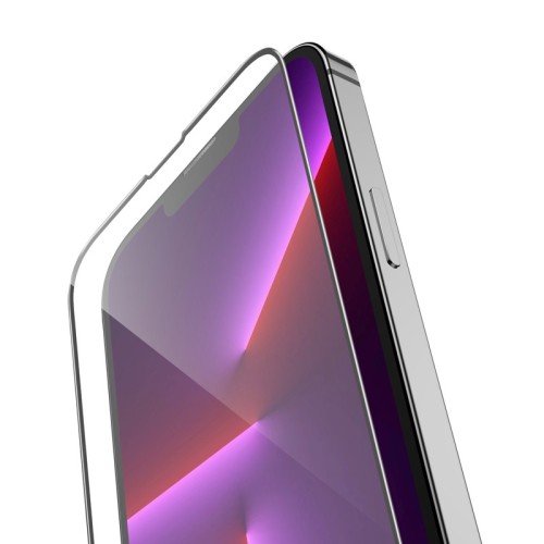 LCD apsauginis stikliukas 5D Full Glue Samsung A336 A33 5G lenktas juodas