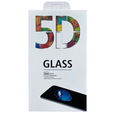 LCD apsauginis stikliukas 5D Full Glue Samsung S918 S23 Ultra 5G lenktas juodas be išpjovimo