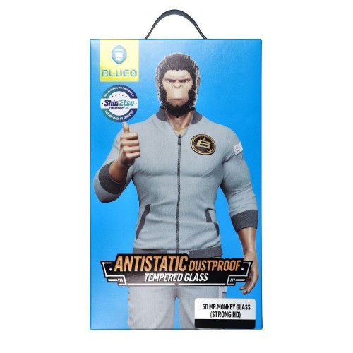 LCD apsauginis stikliukas 5D Mr. Monkey Glass (Strong Lite) Samsung A356 A35 5G/A556 A55 5G juodas