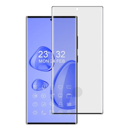 LCD apsauginis stikliukas 9D Curved Full Glue Samsung G955 S8 Plus juodas