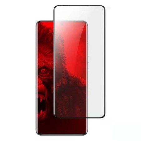 LCD apsauginis stikliukas Adpo 3D pritaikytas dėklui Samsung G980 S20 lenktas juodas