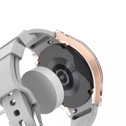 LCD apsauginis stikliukas/dėklas 360 degree cover Samsung Watch Active 2 40mm skaidrus