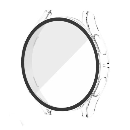 LCD apsauginis stikliukas/dėklas 360 degree cover Samsung Watch Active 2 44mm skaidrus