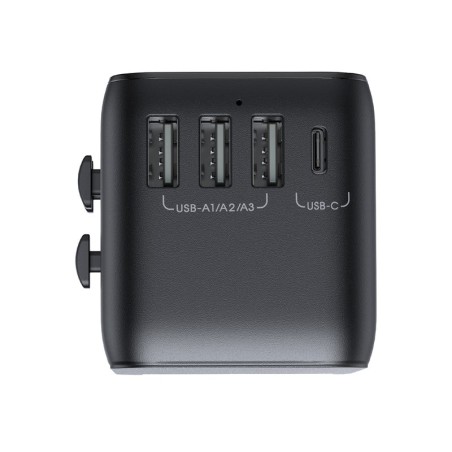 Universalus kelioninis įkroviklis Joyroom JR-TCW01 15W 3xUSB-A/USB-C juodas