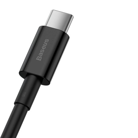 USB kabelis Baseus Superior iš USB į Type-C 66W 1.0m juodas CATYS-01